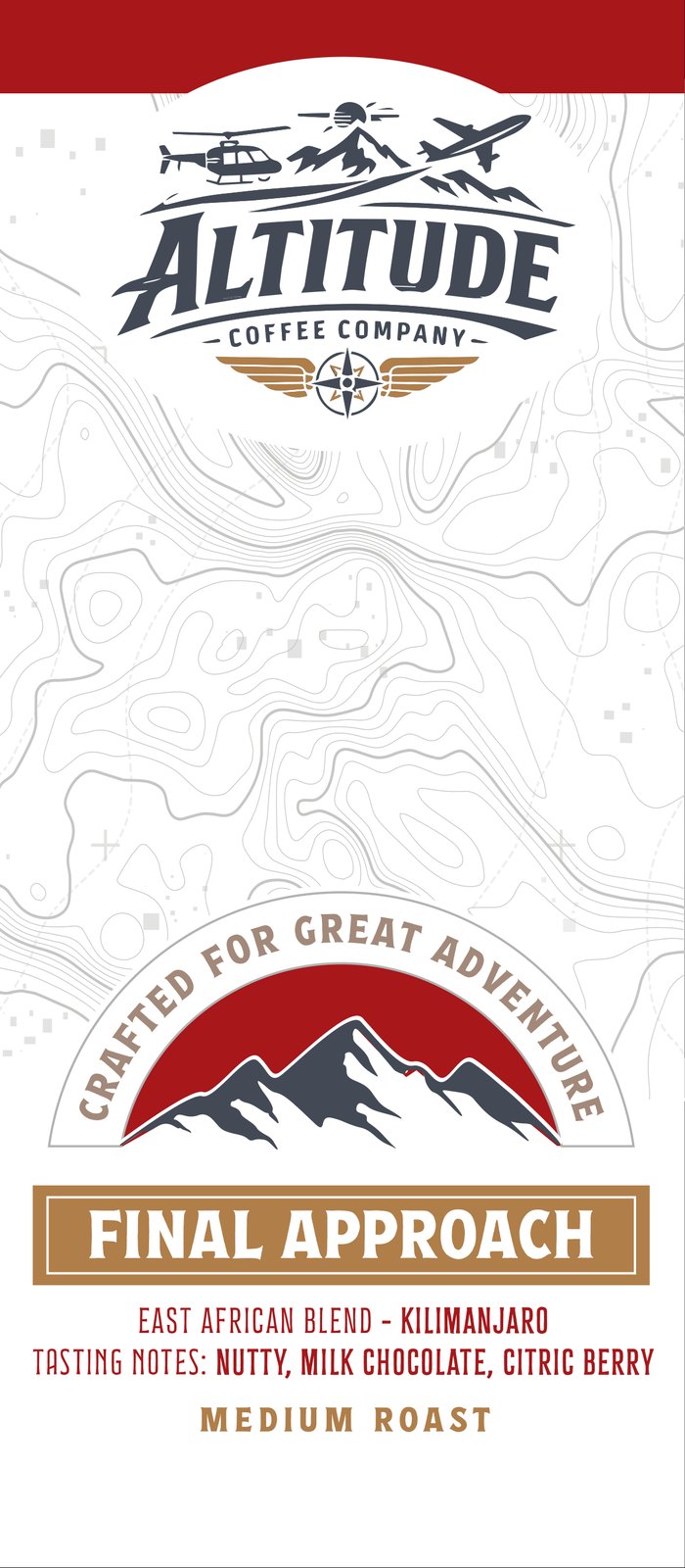 Final Approach coffee label