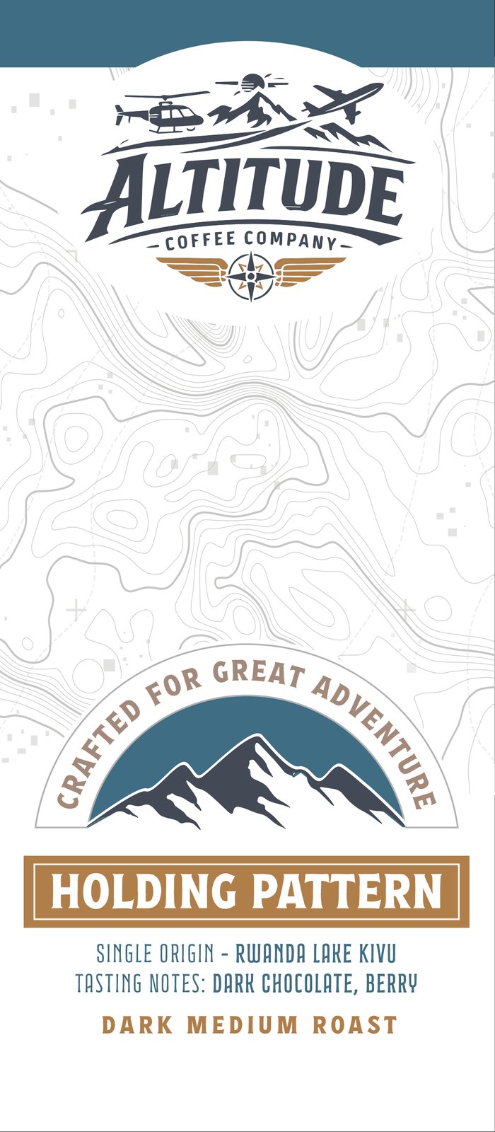 Holding Pattern coffee label